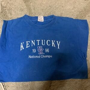 1996 UK Championship blue short sleeve T shirt  Size L worn but collectible
